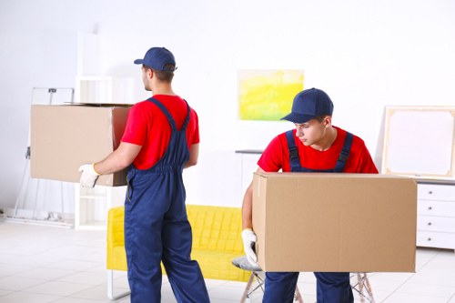 Man With Van Uxbridge team preparing items safely for transport