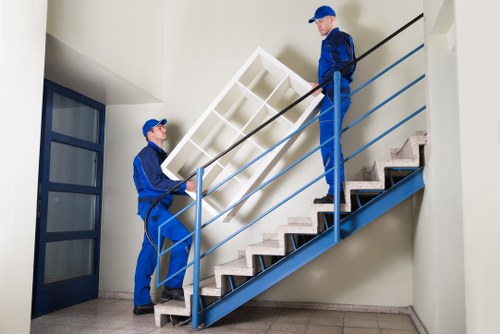 Office removals service planning in Uxbridge town centre