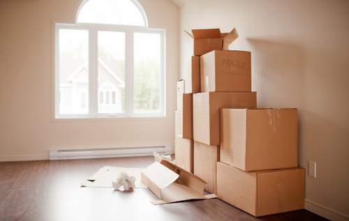 Local removals support near Uxbridge town centre