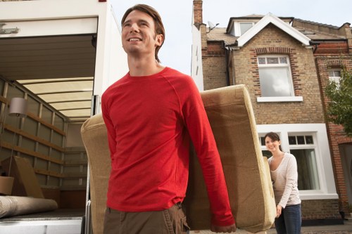 Commercial office relocation service in Uxbridge with furniture and equipment