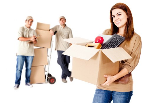 Commercial relocation team handling office equipment in Uxbridge